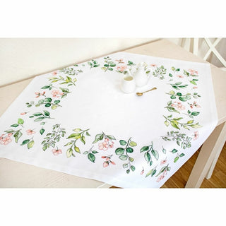 Nappe à broder Fleurs de printemps FM018 Luca-S