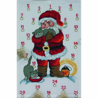 Santa Claus and Cats - 34-3265 - Permin of Copenhagen