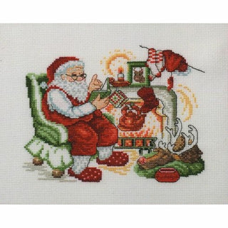 Santa Claus - Aida cloth kit - 92-1275 - Permin