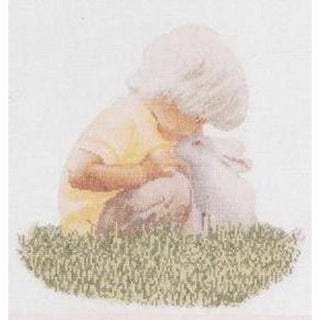Boy with Rabbit 590 Aida Thea Gouverneur