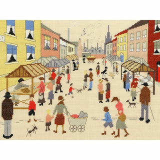 Friday Market XLC13 Bothy Threads Counted Cross Stitch Kit