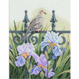 Iris et tourterelle 0008189 LANARTE