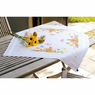 Vervaco Nappe de table Petits lapins 0021708