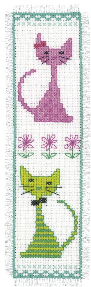 Chat rose et vert 0148532 Vervaco