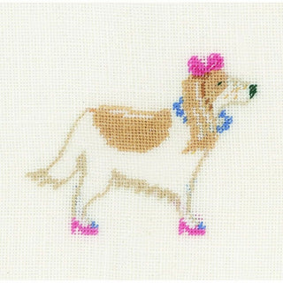 Dog with pink 0148695 LANARTE