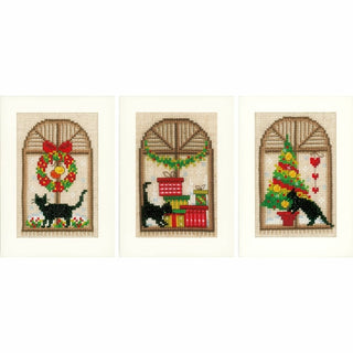 Vervaco Trois cartes de Noël 0150427
