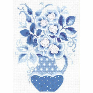 Vase bleu 1365 Riolis