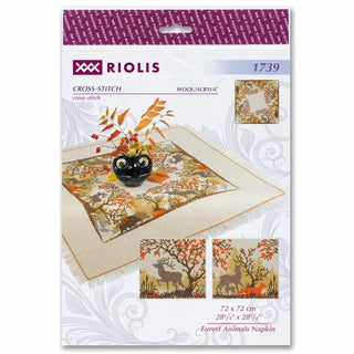 Nappe de table Animaux de la forêt 1739 Riolis