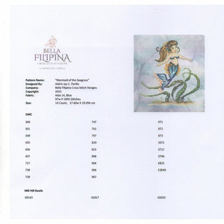 Sirène aux algues de mer - BF0703 - Bella Filipina
