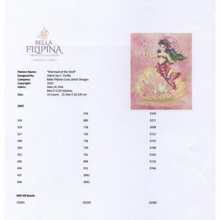 Sirène au perle - BF0704 - Bella Filipina