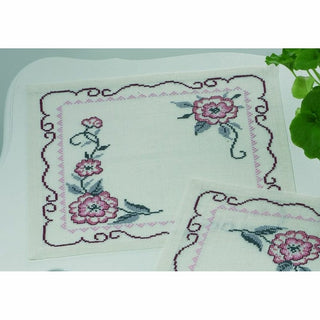 Napperon fleurs 10-3711 Permin of Copenhagen