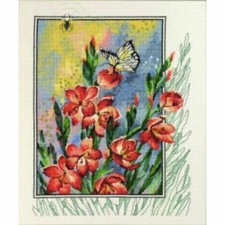 Fleurs et papillon 90-4180 Permin of Copenhagen
