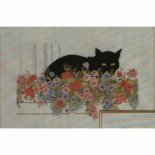 Chat dans les fleurs 70-0404 Permin