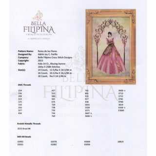 Reine des fleurs - BF0710 - Bella Filipina