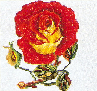 Thea Gouverneur 818A Rose Rouge Jaune