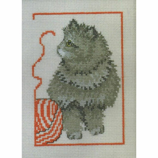 Chaton et pelote de laine - Permin 92-0144