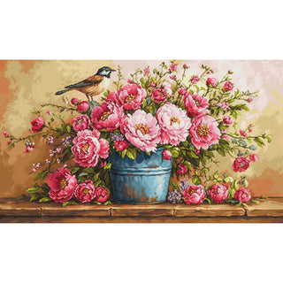 Luca-S B7055  Bouquet de fleurs luxuriant