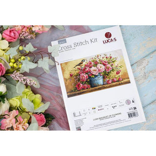 Luca-S B7055  Bouquet de fleurs luxuriant