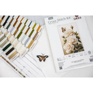 Luca-S B7056 Le parfum des roses — Kit point de croix compté