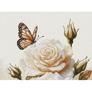 Luca-S B7056 Le parfum des roses — Kit point de croix compté