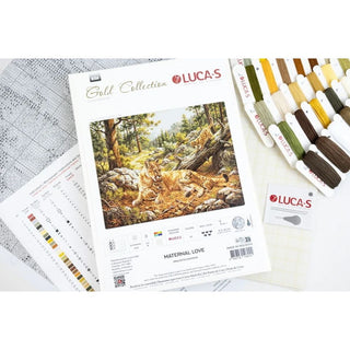 Kit point de croix compté Luca-S B734 Amour maternel