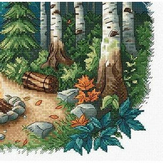 Camp dans la forêt P038 A Ava