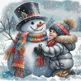 Garçon et ami des neiges P086 Ava