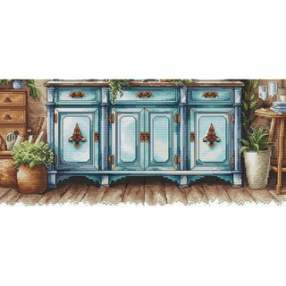 Armoire bleu P102 Ava