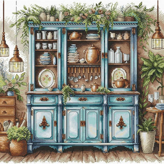 Armoire bleu P102 Ava