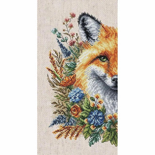 Renard parmi les fleurs P123 Ava
