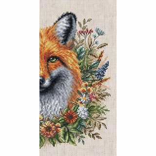 Renard parmi les fleurs P123 Ava