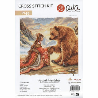 Pacte d amitié kit point croix P149 Ava