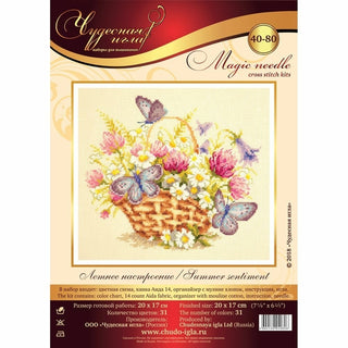 Panier fleurie 40-80 Chudo Igla Magic Needle