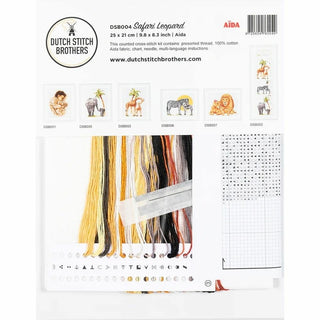 Safari Léopard DSB004 lin Dutch Stitch Brothers