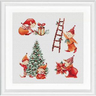 Lutins de Noël DSB017 lin Dutch Stitch Brothers