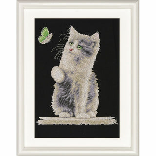 Chat avec papillon DSB024 Dutch Stitch Brothers