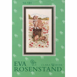 Mère et ses chatons 14-181 lin Eva Rosenstand