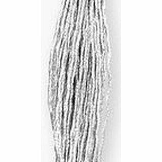 Fils à broder Mouliné effet lumière Argent Luca-S