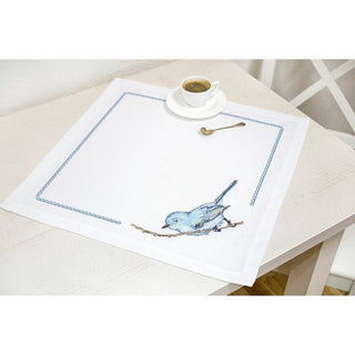 Nappe à broder Oiseau bleu FM017 Luca-S