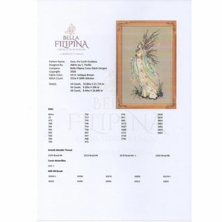 Gaia the earth goddess - BF0721 - Bella Filipina