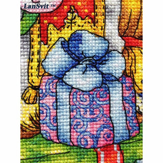Poney de Noël D047 LanSvit
