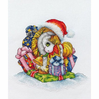Poney de Noël D047 LanSvit