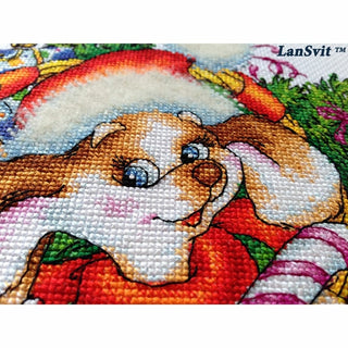 Puppy de Noël D056 LanSvit