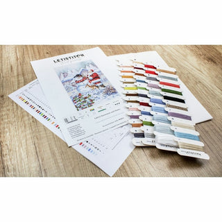 Bonhomme de neige et Père Noël 8015 Letistitch