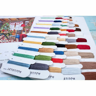 Christmas cabin 8105 Letistitch