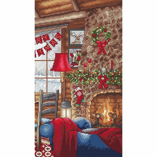 Christmas cabin 8105 Letistitch