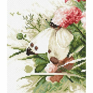 Papillons sur les fleurs 938 Letistitch