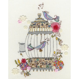 Love Birds - XKA3 Bothy Threads - Kit point de croix compté