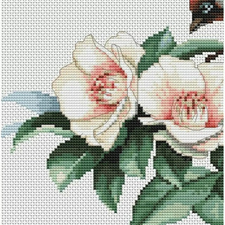 Oiseau dans les fleurs B299 Luca-S