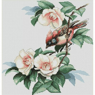 Oiseau dans les fleurs B299 Luca-S